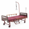 Медицинская кровать для лежачих больных MED-MOS YG-5 (ЛДСП венге, 13 секций, матрас, уголки, ТУ, столик, ванночка, БП, К)